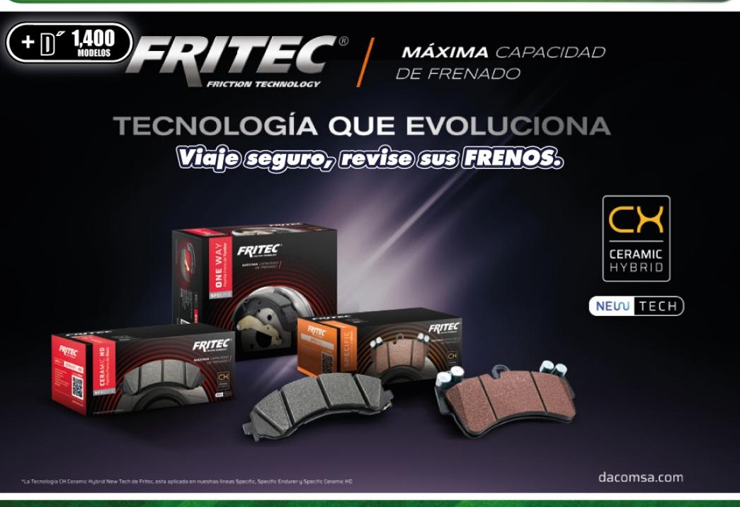 Fritec, máxima capacidad de frenado