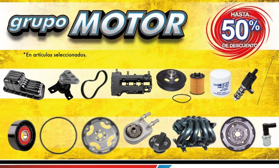 Grupo Motor hasta 50% de descuento